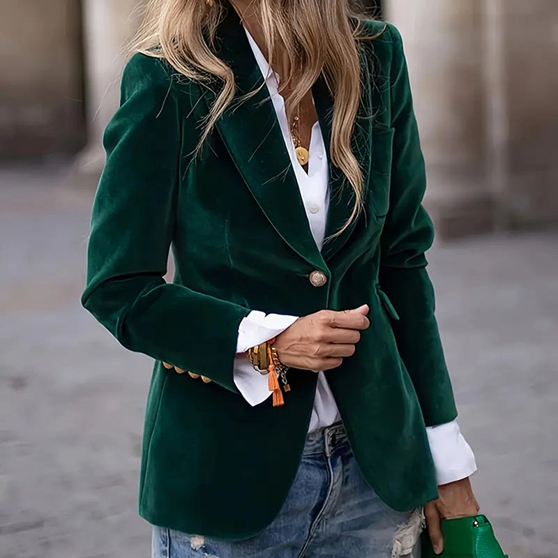 Women’s Slim-Fit Notch-Lapel Blazer