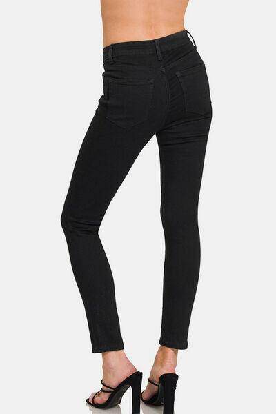 Zenana High Rise Skinny Jeans with Pockets for Women