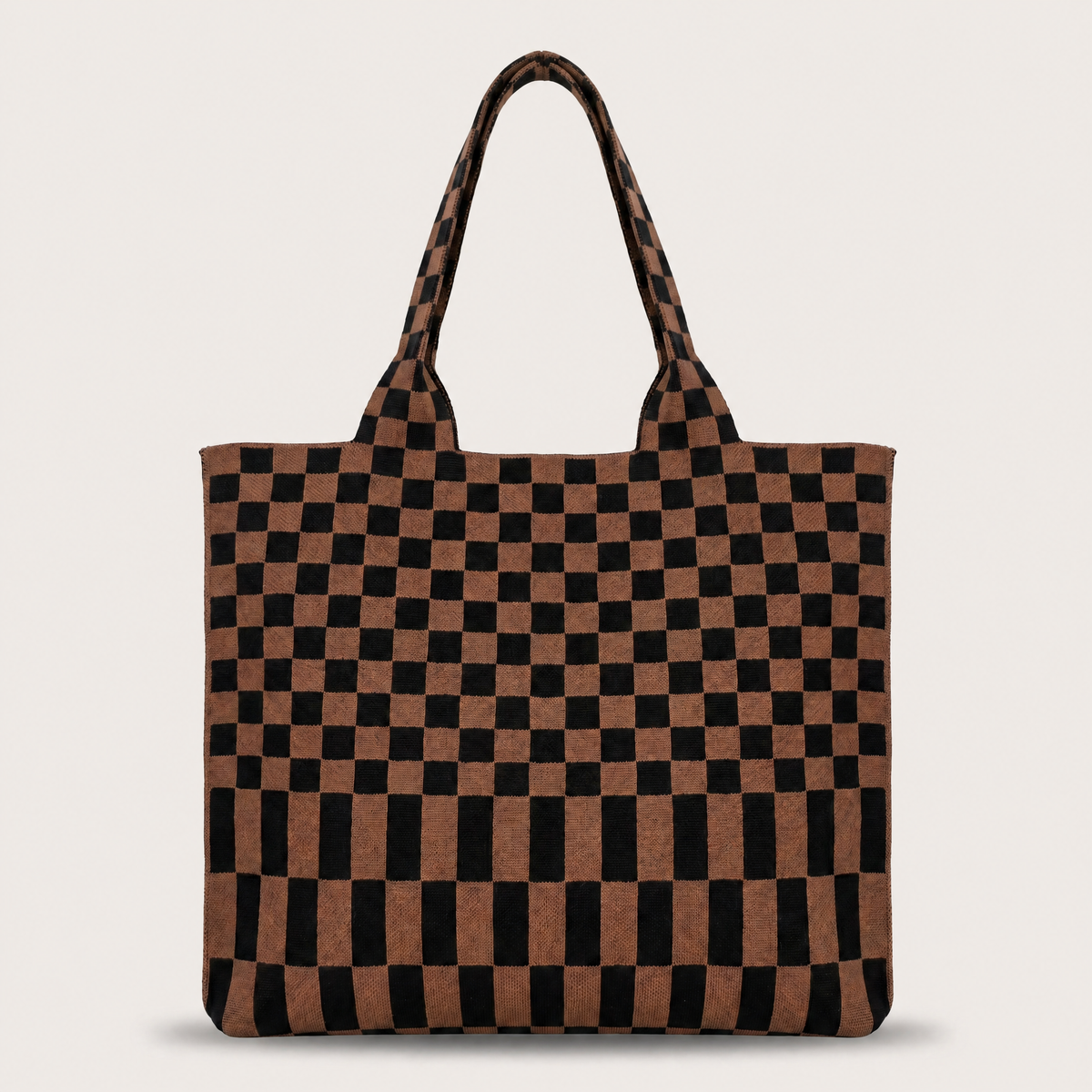 The Classic Checkered Skinny Tote