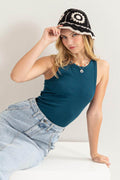 HYFVE Ribbed Round Neck Tank Top for Effortless Style
