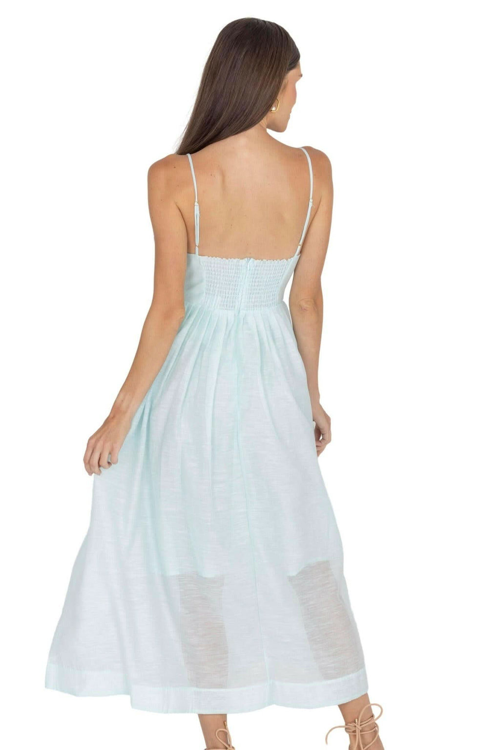 Adeli V Neck Midi Dress