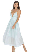 Adeli V Neck Midi Dress