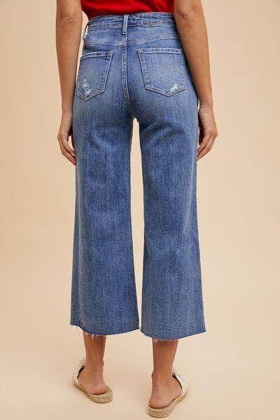 Annie Wear High Rise Wide Leg Jeans for Stylish Comfort