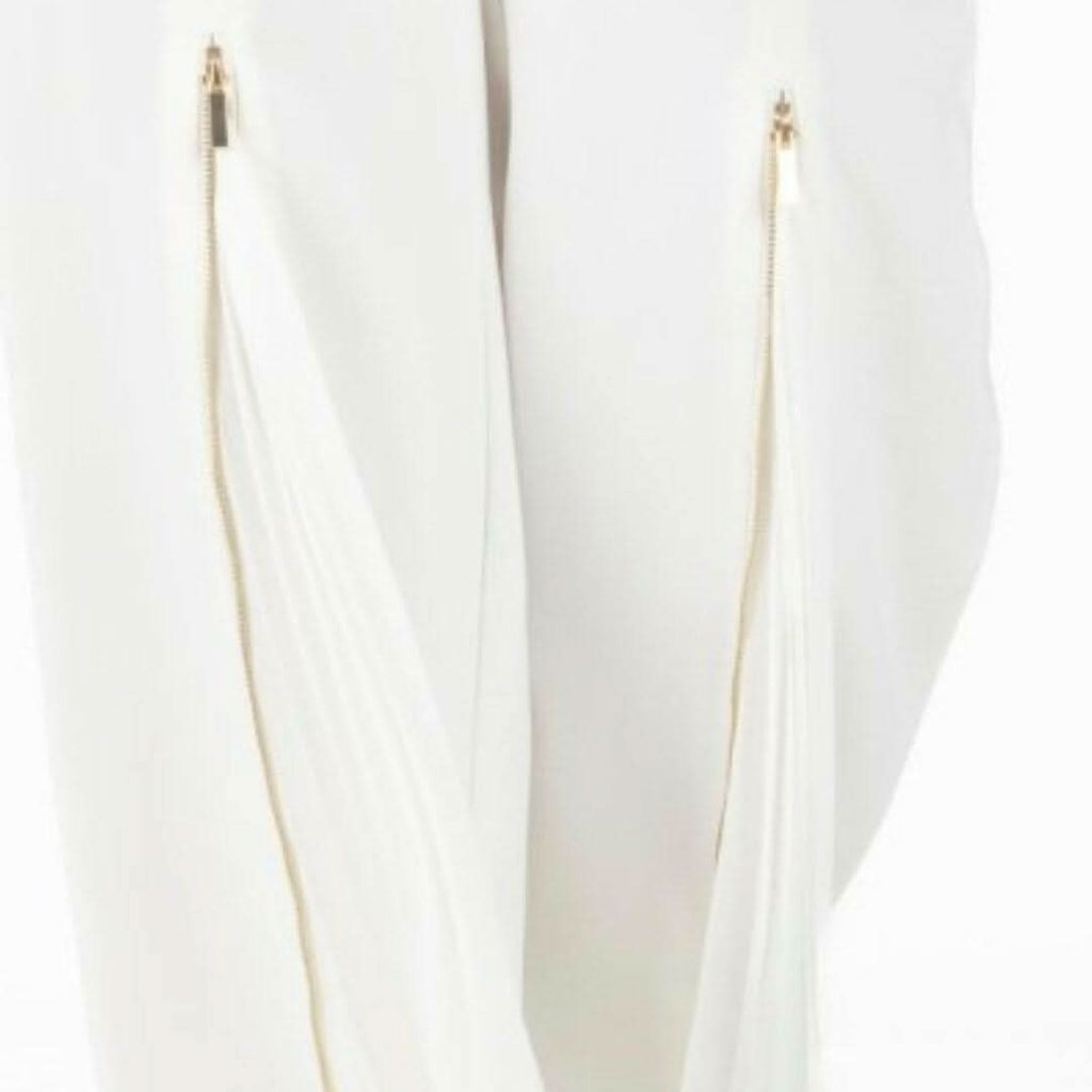 Alana White Pleated Pants