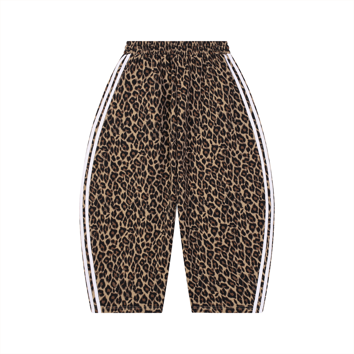 Chosen Designed Leopard Barrel Leg Sweatpants