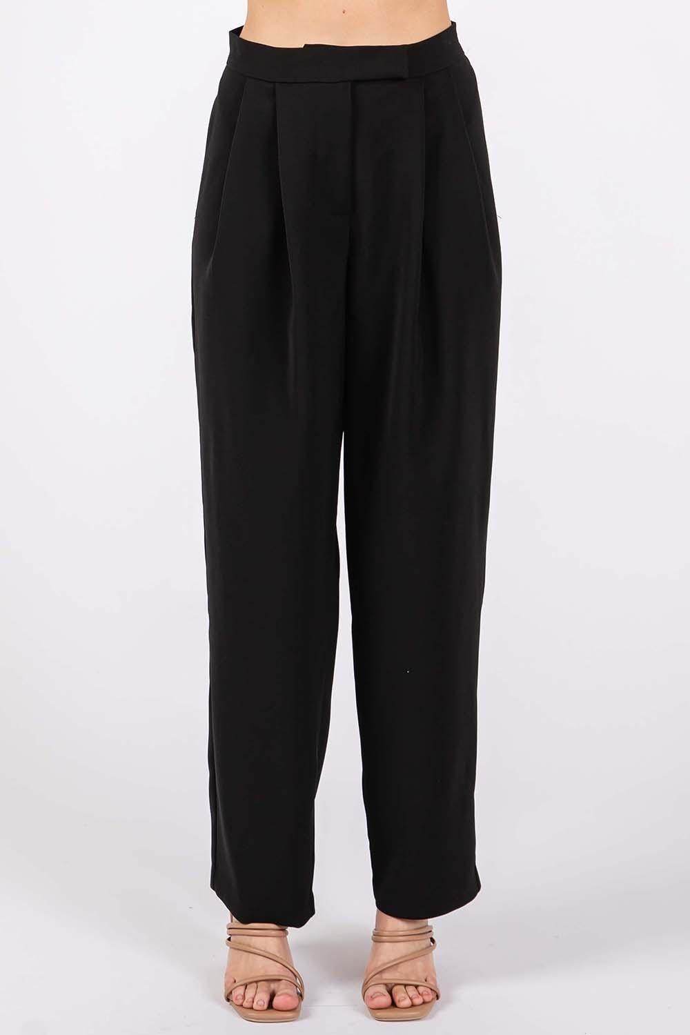 GeeGee High-Waisted Pleated Pants for Chic Style