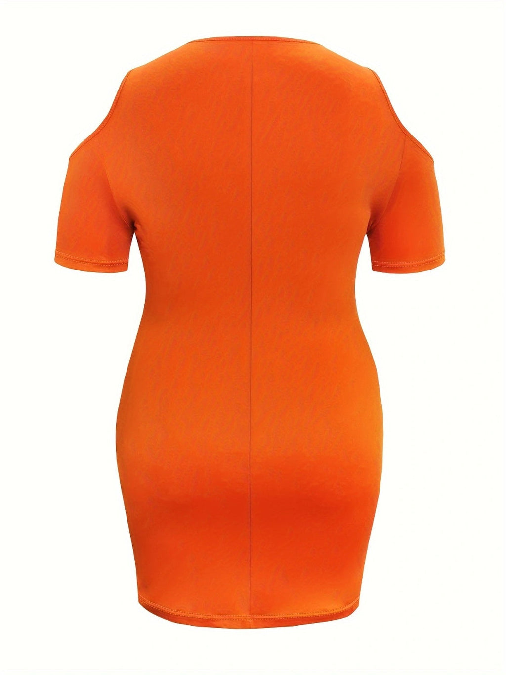 Cold Shoulder Short Sleeve Mini Dress