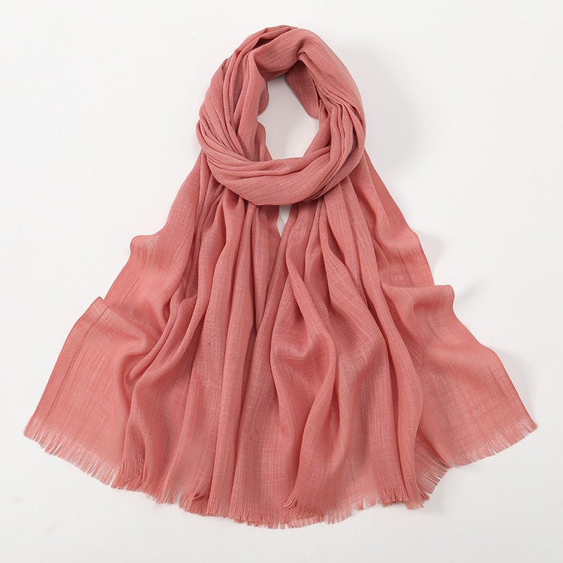Bamboo Cotton Hijab Scarf(MH208)