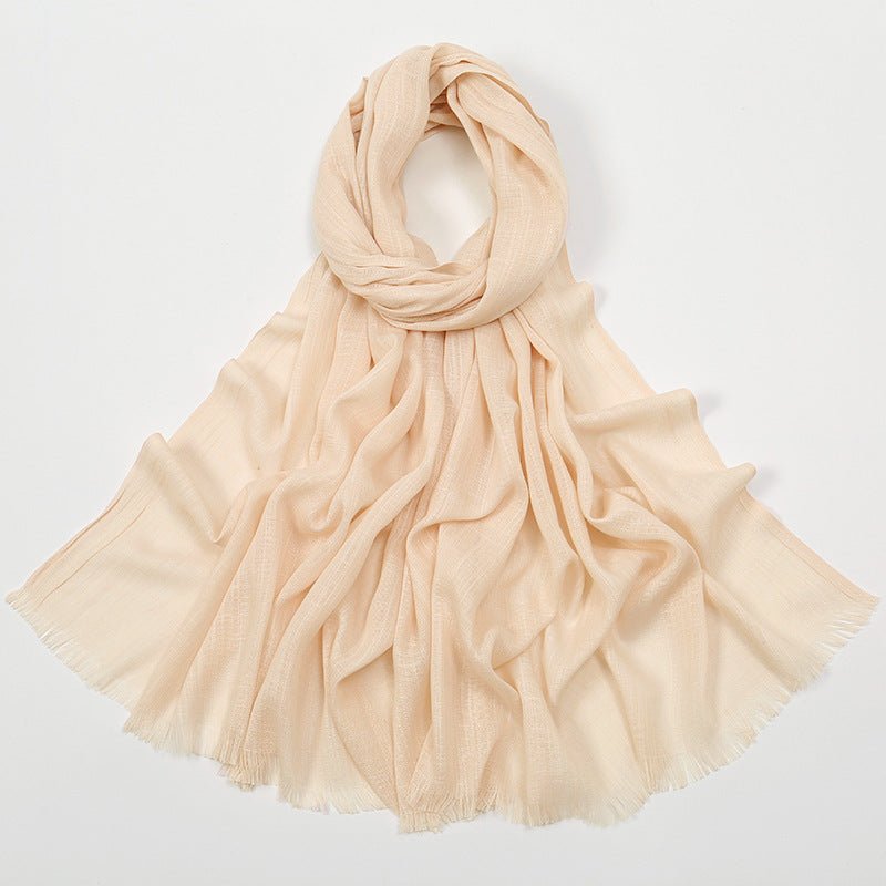 Bamboo Cotton Hijab Scarf(MH208)