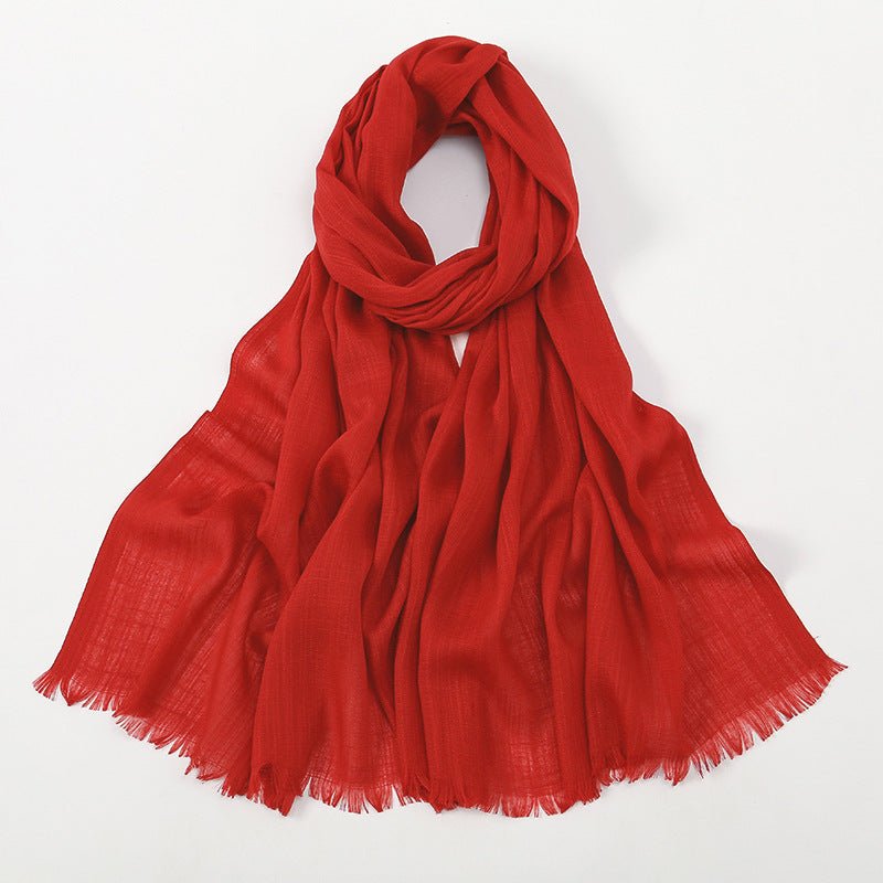 Bamboo Cotton Hijab Scarf(MH208)