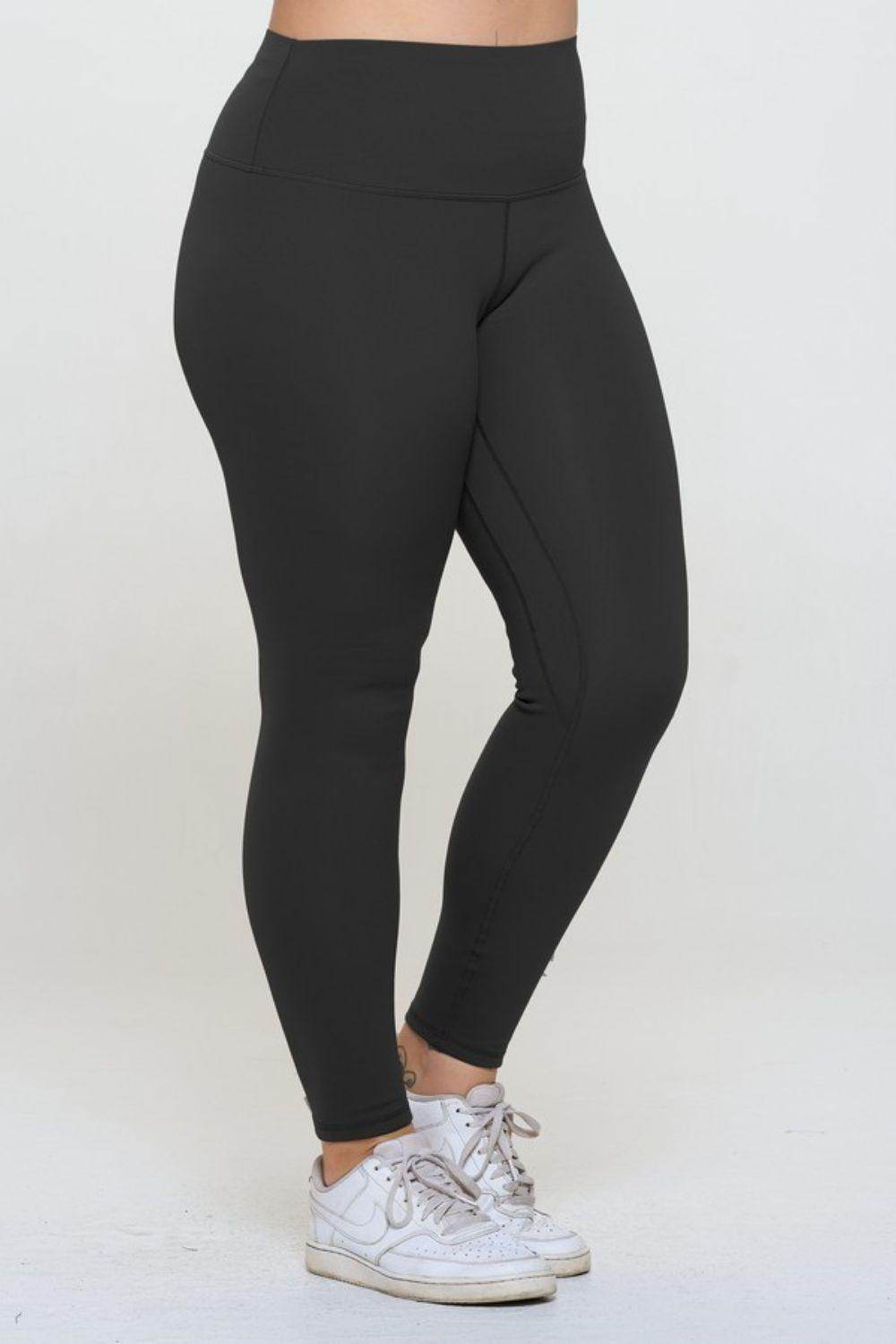 Yelete Full Size Fleece Lined High Waisted Leggings for Comfort