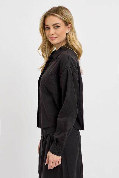 RISEN Button Down Long Sleeve Shirt for Timeless Style