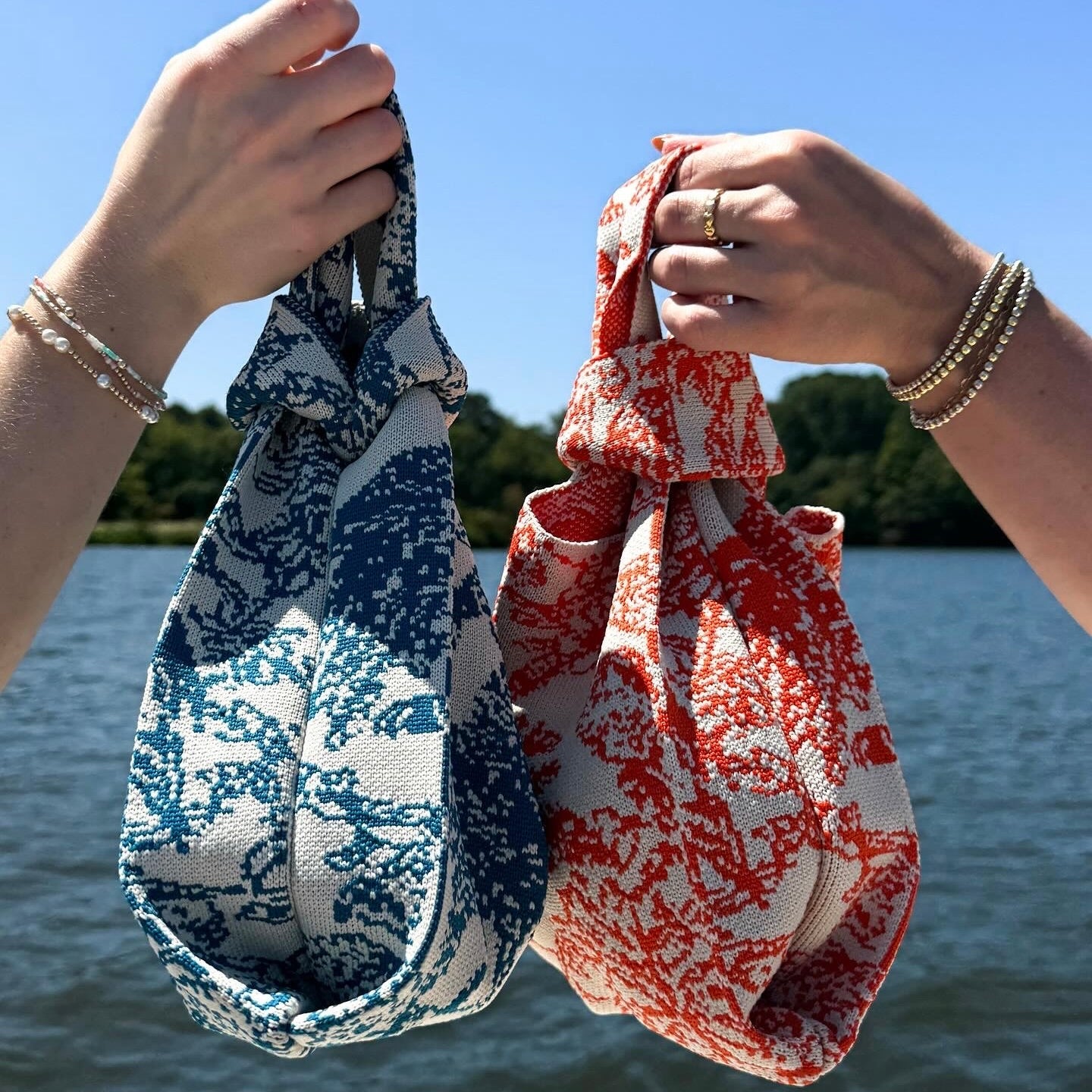 The Palm Beach Blue Handbag