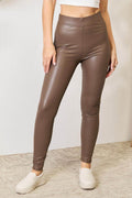 e.Luna Full Size High Waist Skinny Pants for Women