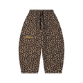 Chosen Designed Leopard Barrel Leg Sweatpants