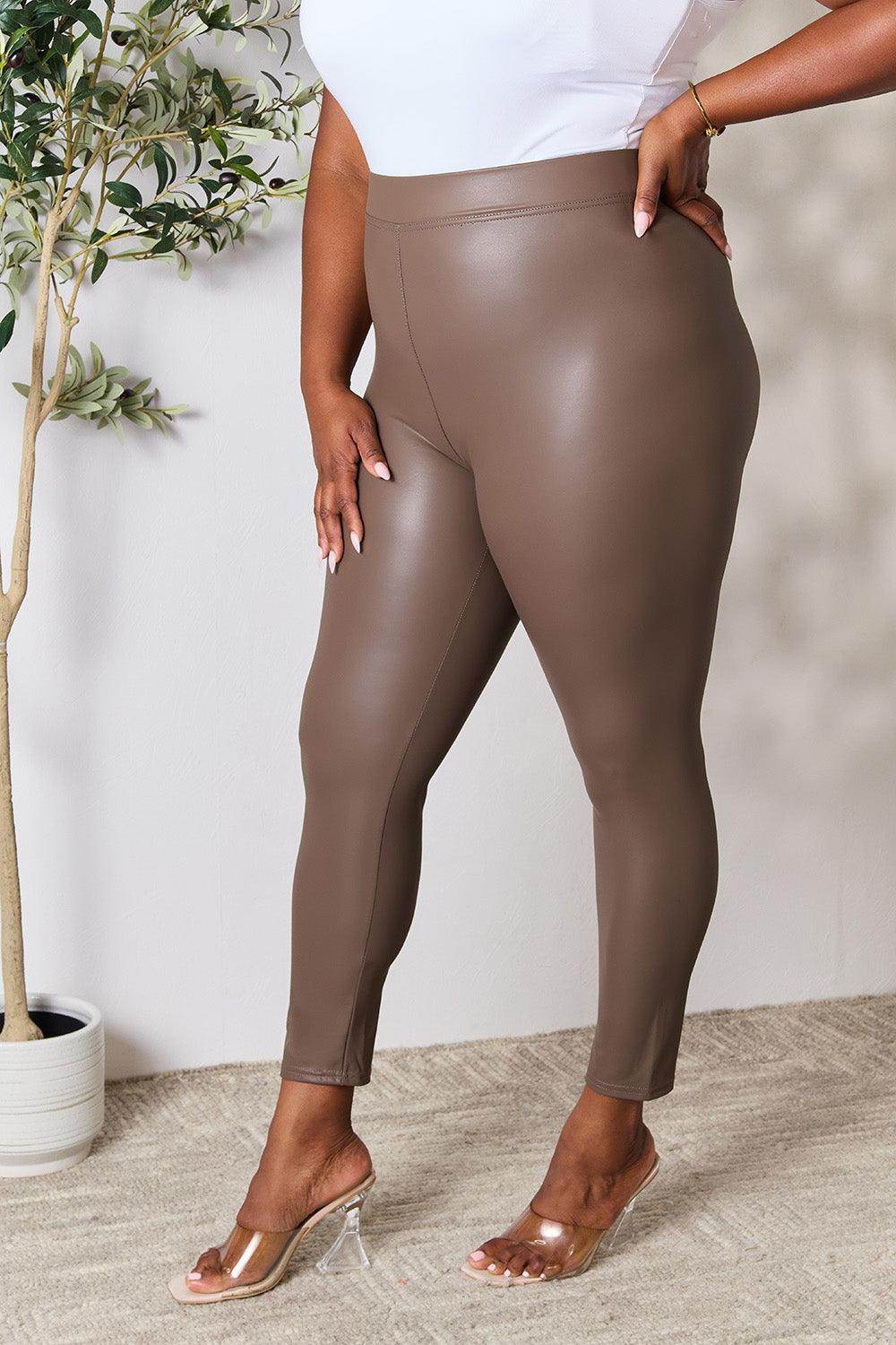 e.Luna Full Size High Waist Skinny Pants for Women