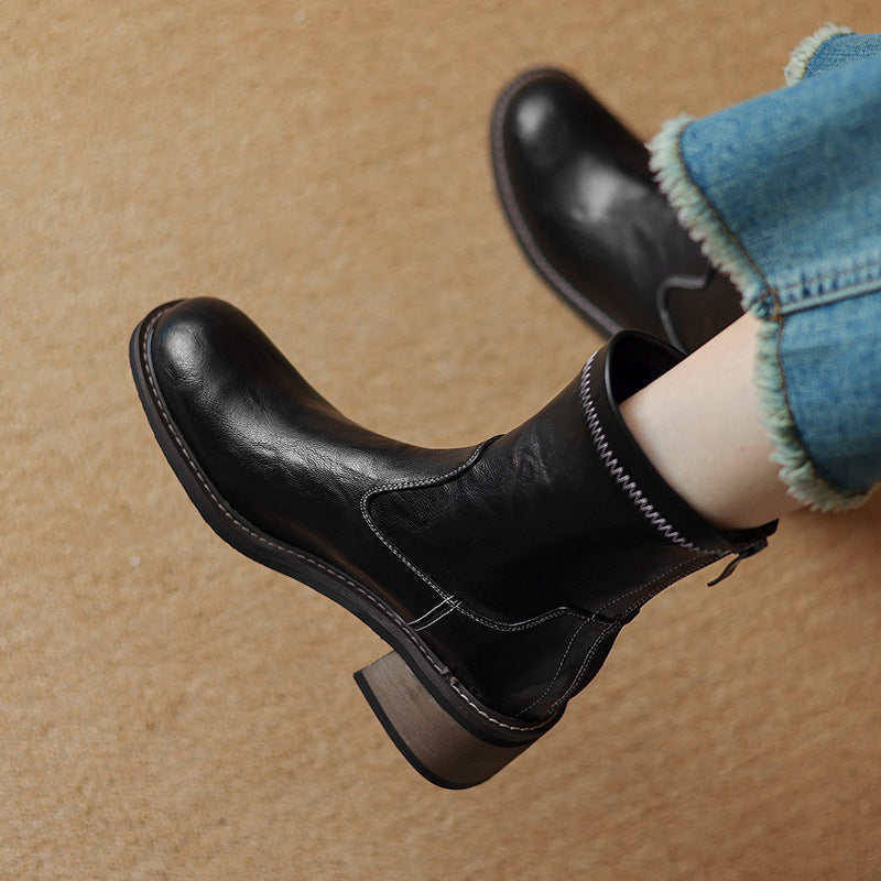 Women’s Mid-Heel Martin Boots