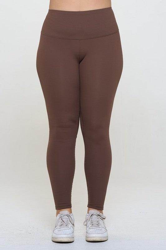 Yelete Full Size Fleece Lined High Waisted Leggings for Comfort