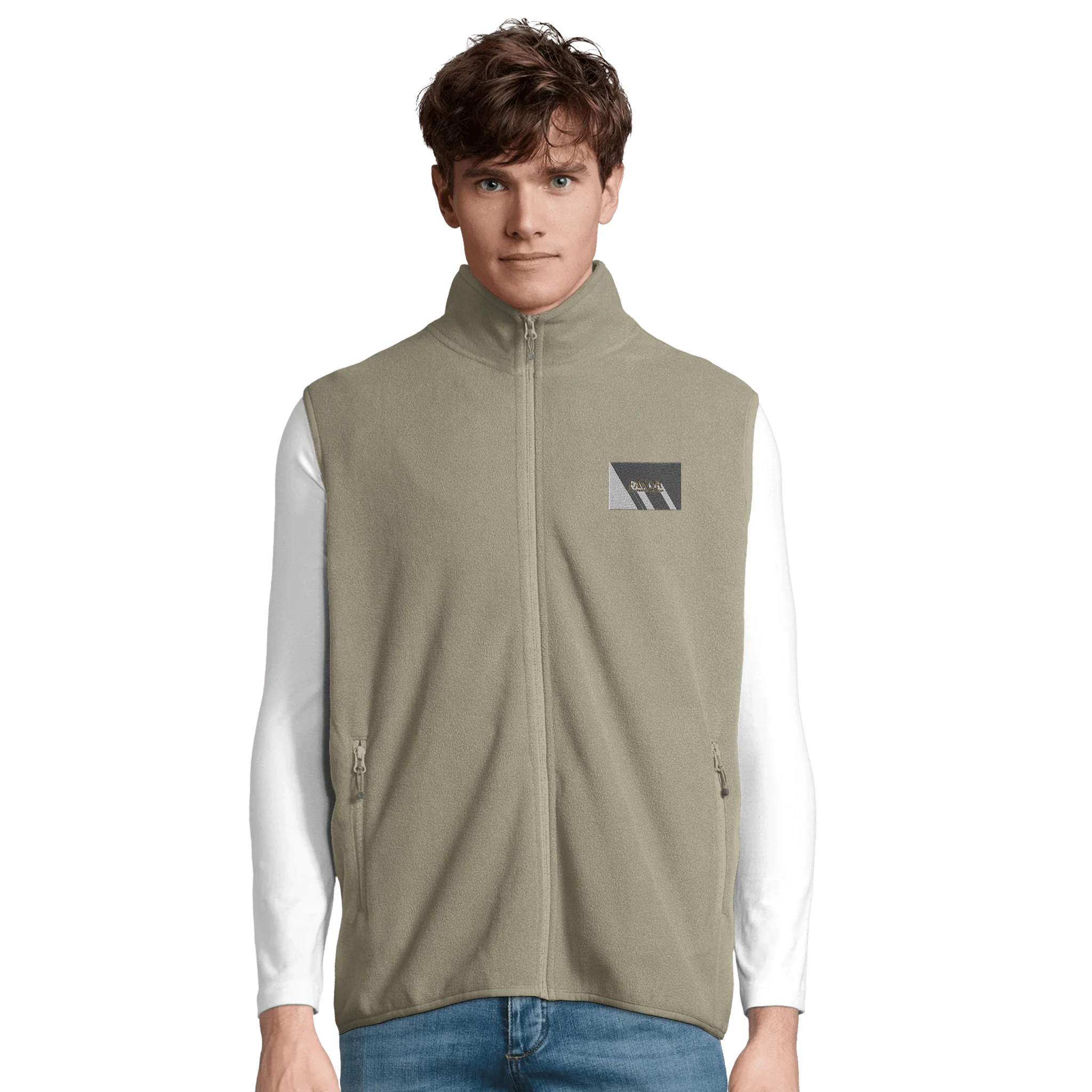 Favor the ultimate shortcut Unisex Microfleece Zip Vest With 100% recycled polyester | SOL'S Factor BW 03822 Rope