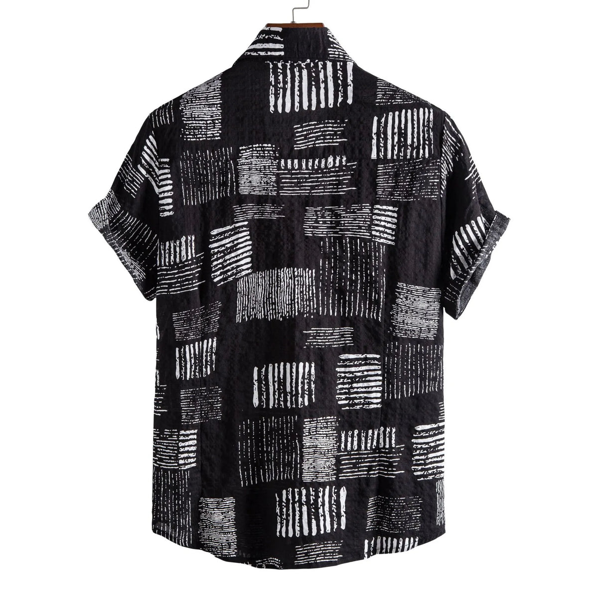 Casual Printed Short Sleeve Shirt