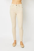 Judy Blue Full Size Garment Dyed Tummy Control Skinny Jeans