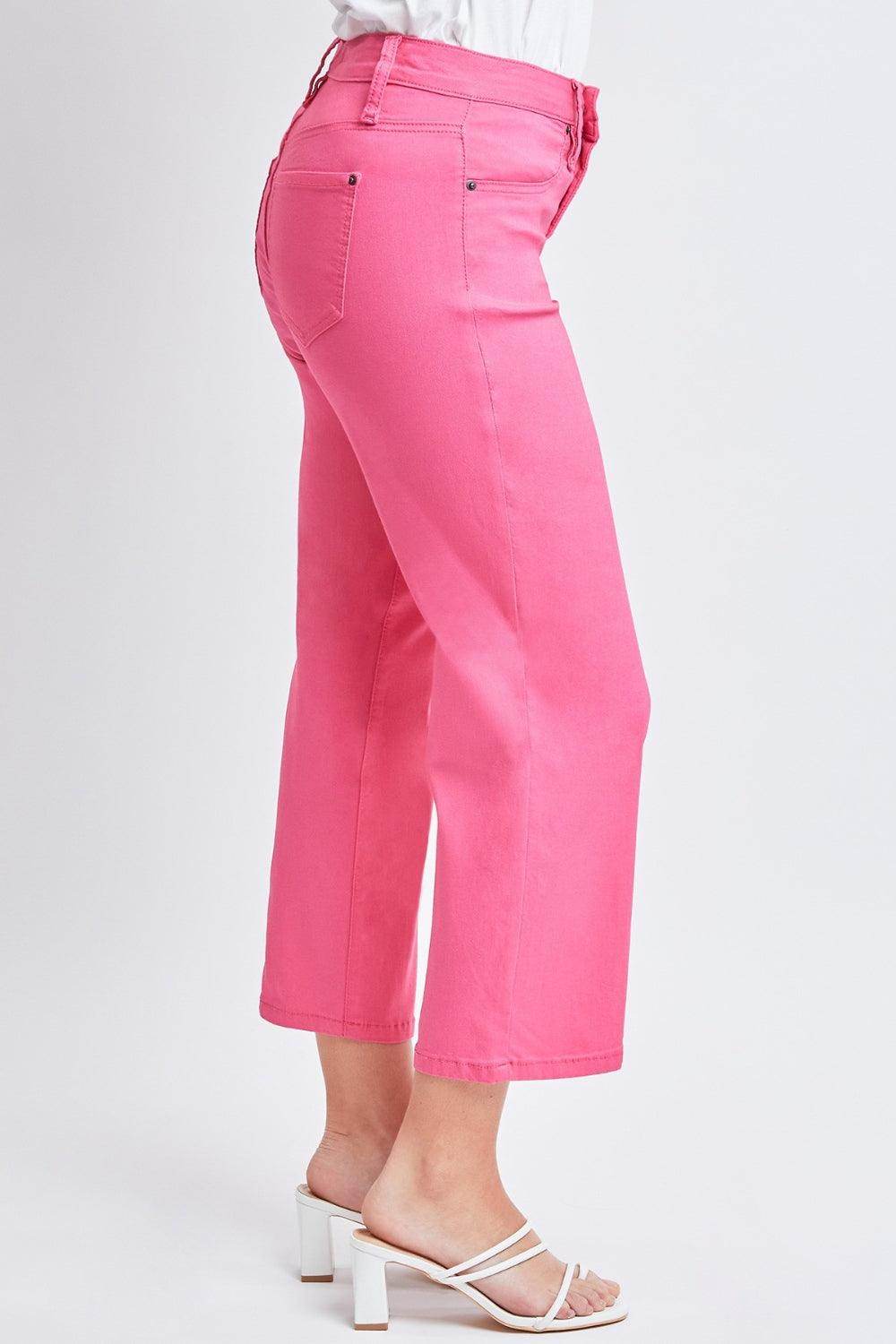 YMI Jeanswear Full Size Mid-Rise Hyperstretch Cropped Pants