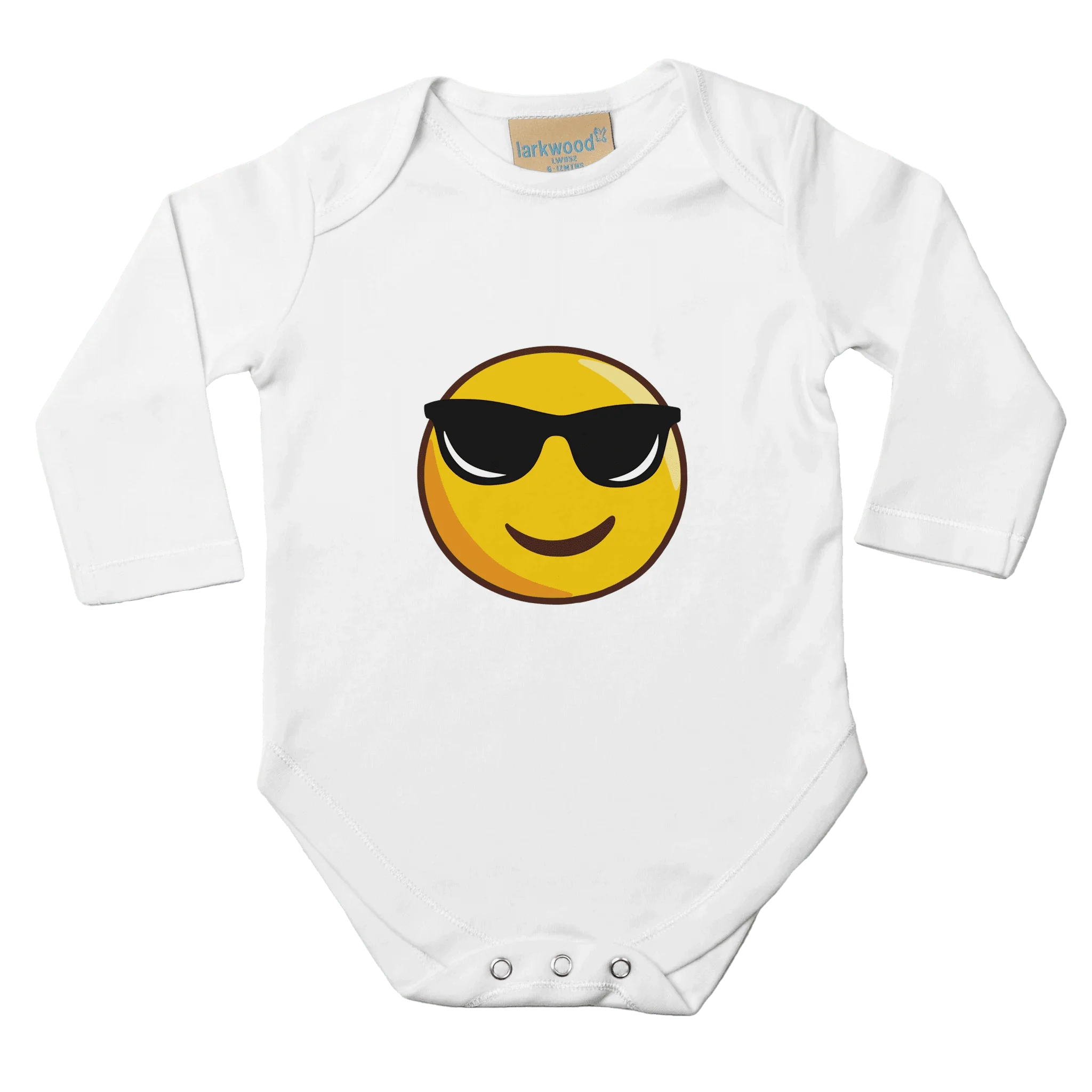 Classic Baby Long Sleeve Bodysuit White