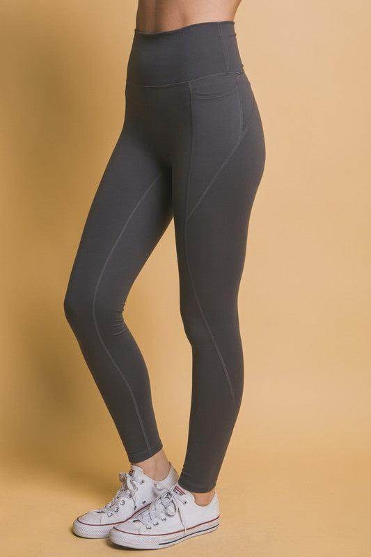 Love Tree High Waist Leggings with Side Pockets for Women
