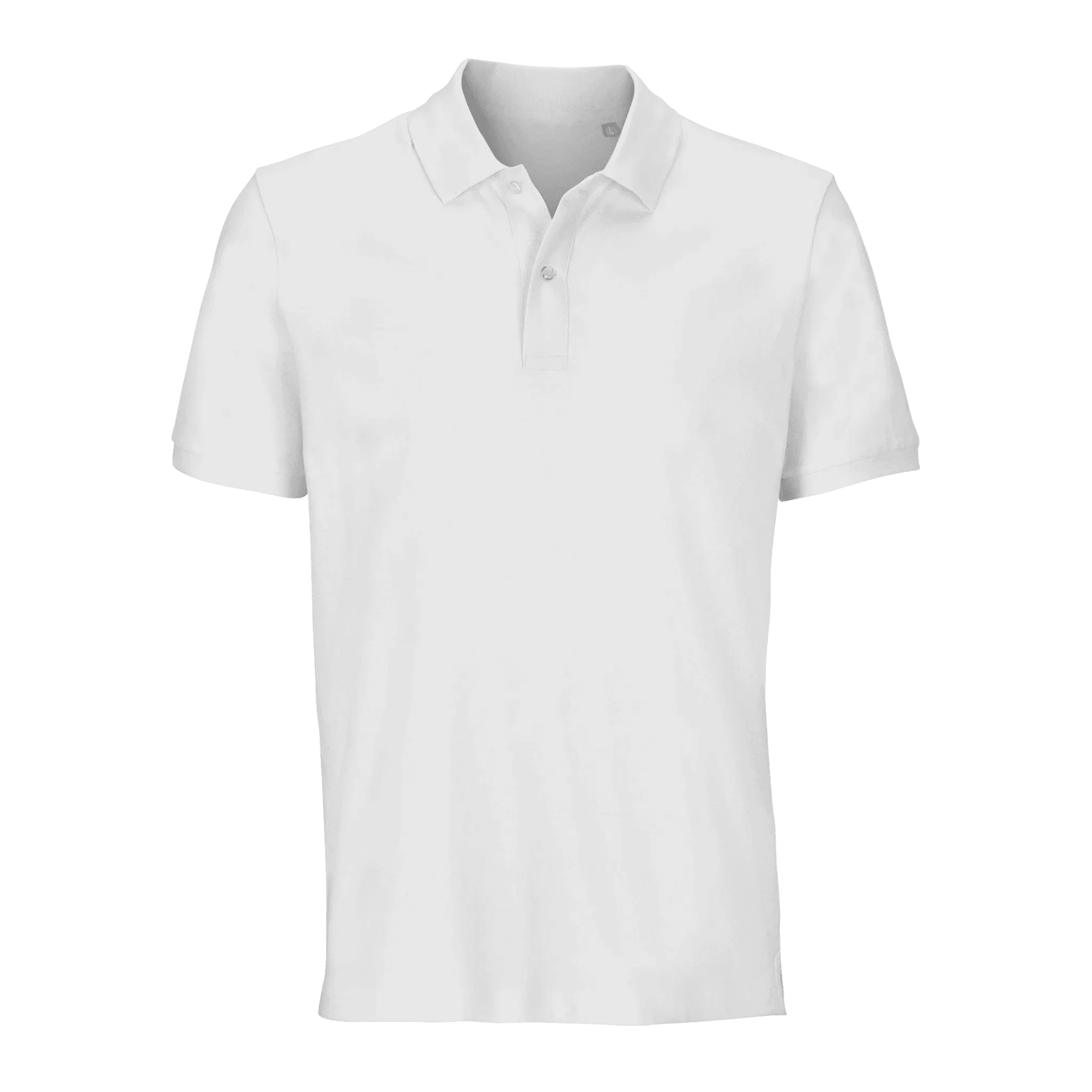 Store Logo Unisex Organic Polo Shirt Comfortable Fit | SOL'S Pegase 04242 White