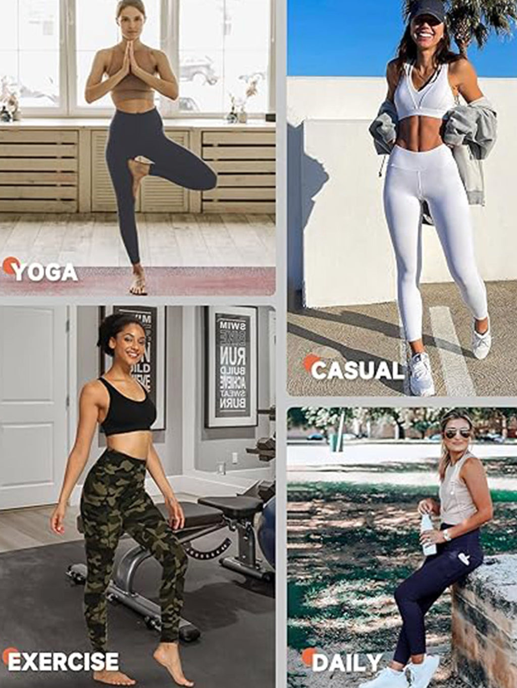 Cropped High-Rise Print Leggings – USA Flag Print Patriotic Workout Pants - 19 Styles