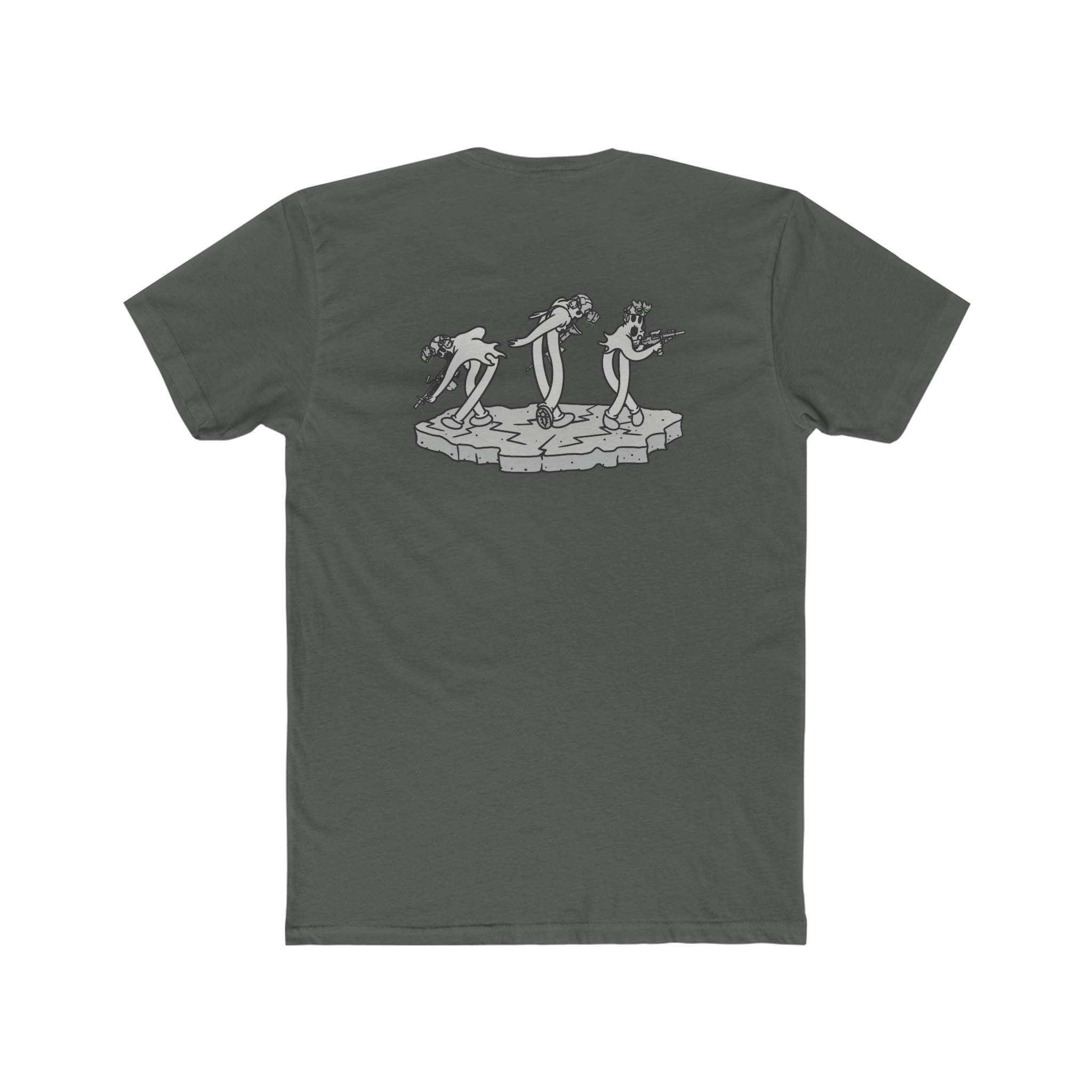 3 Dancing Ghosts (Psyops) - Crew Tee