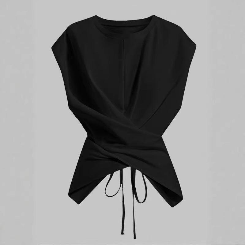 Slimming Versatile Short-sleeve T-shirt New Summer Style