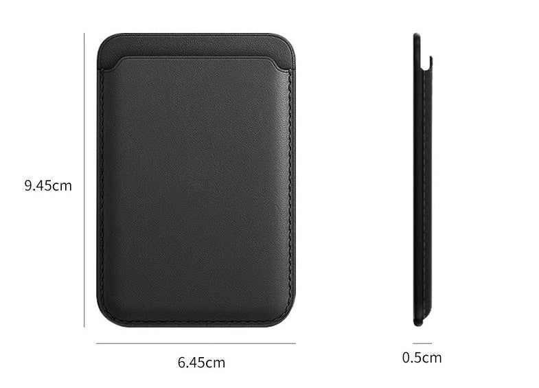 Applicable to Apple 15Magsafe magnetic card bag iPhone mobile phone card bag card holder PU magnetic suction