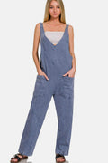 Zenana Pocketed Wide Strap Jumpsuit for Effortless Style