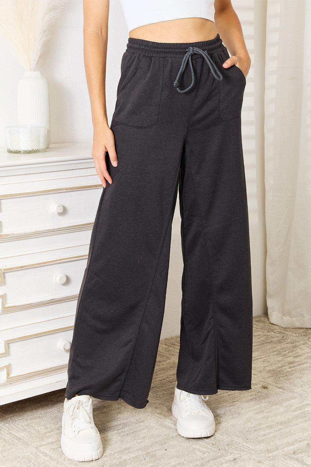 Basic Bae Wide Leg Pocketed Pants for Stylish Comfort