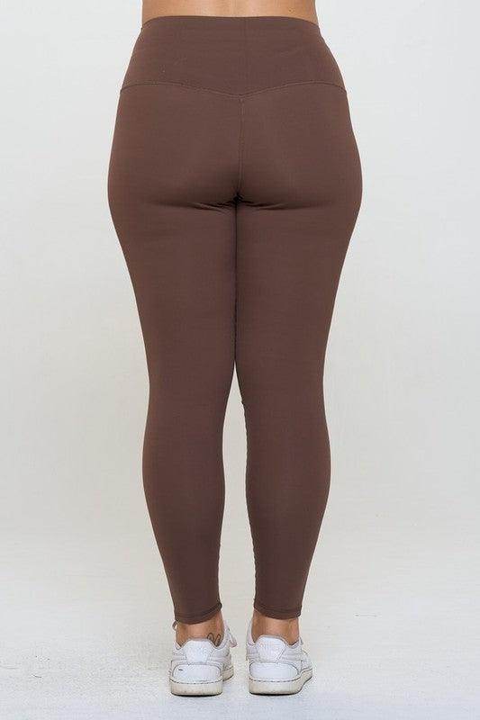 Yelete Full Size Fleece Lined High Waisted Leggings for Comfort