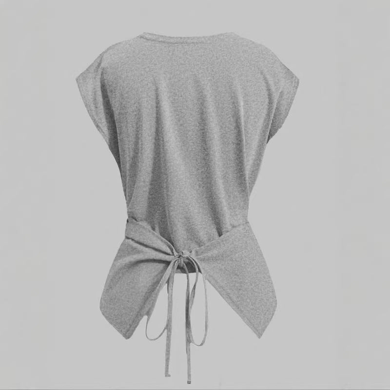 Slimming Versatile Short-sleeve T-shirt New Summer Style