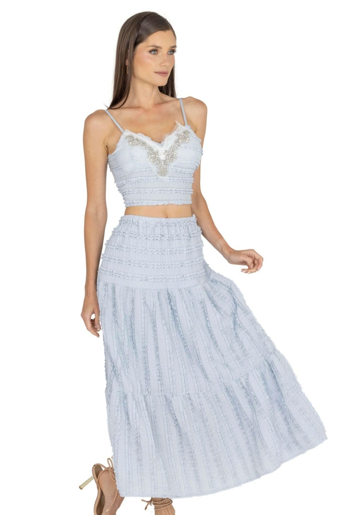 Emma Top & Maxi Skirt Set