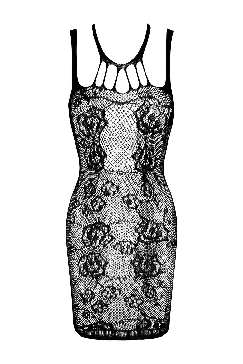 Beauty Night Anya Sexy See Through Fishnet Mini Dress