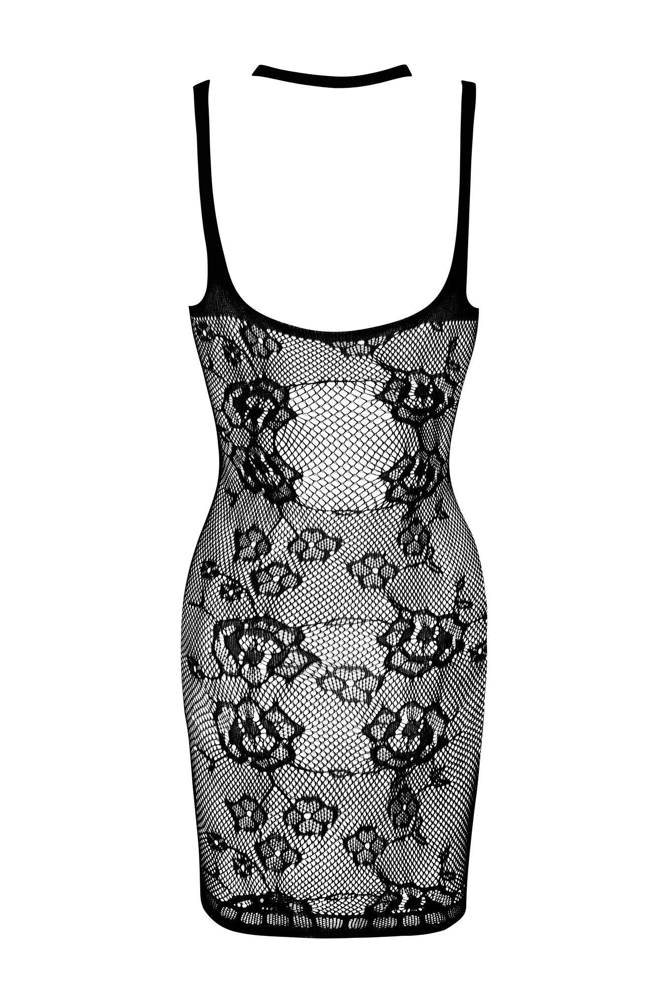 Beauty Night Anya Sexy See Through Fishnet Mini Dress
