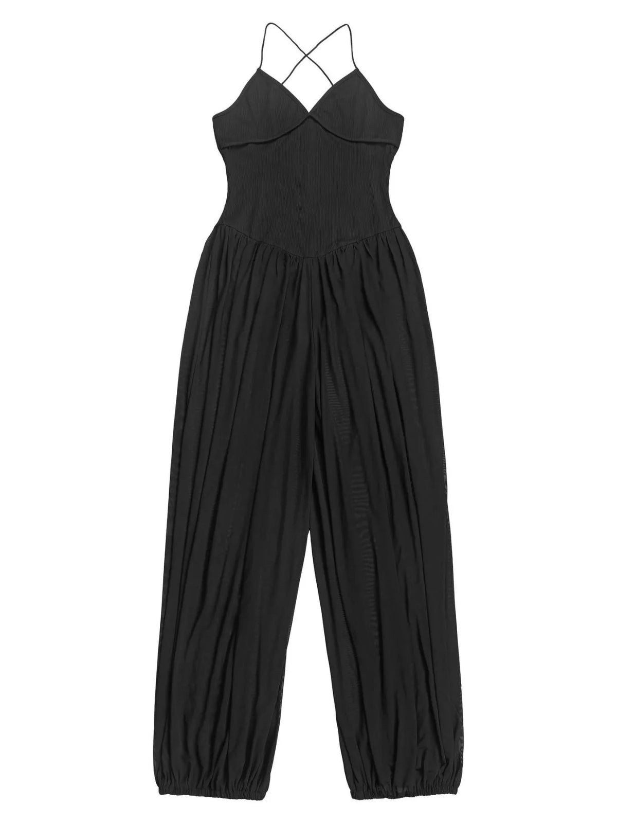 Spaghetti Strap Wide-Leg Jumpsuit