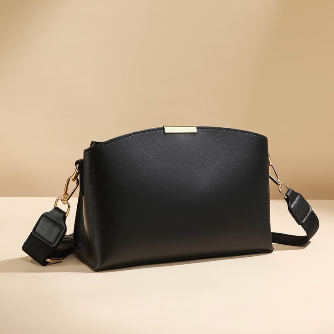 Elegant Women's Wide Shoulder Strap Shell Bag - Stylish & Functional Small Crossbody Bag