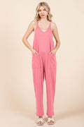 Culture Code Full Size Sleeveless Jumpsuit with Pockets