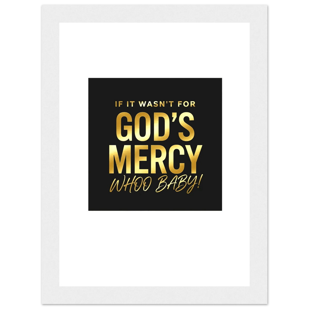Classic Semi-Glossy Paper Wooden Framed Poster 13x18 cm / 5x7″