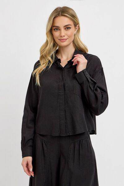 RISEN Button Down Long Sleeve Shirt for Timeless Style