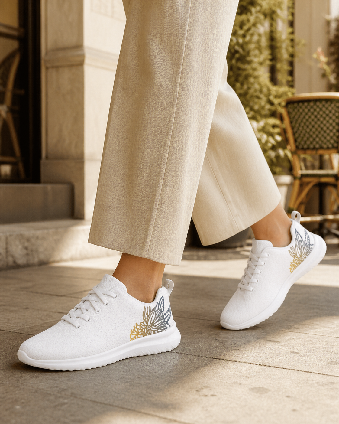 Golden Goat Cannabis Women’s Athletic Shoes