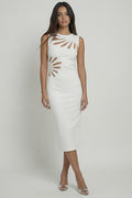 Kiara Laser-Cut Floral Dress