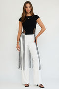Leona fringe top