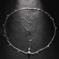 MAC127 Simple Rhinestone Pendant Sparkling Wedding Tiara