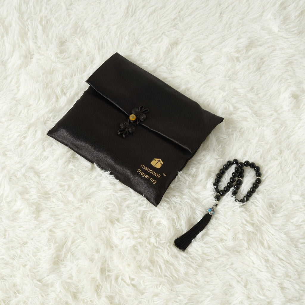 MR065 Eco-Friendly New Luxury Prayer Mat and Tasbeeh Set